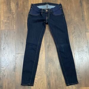 J Brand Maternity Mama J Starless Dark Wash Skinny Leg Jeans